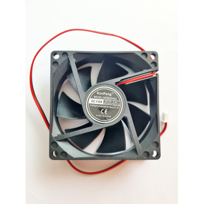 Вентилятор KR8025HD2  KunPeng 80х80х25  DС 12V 0,4 A 2 дроти Impedance protected